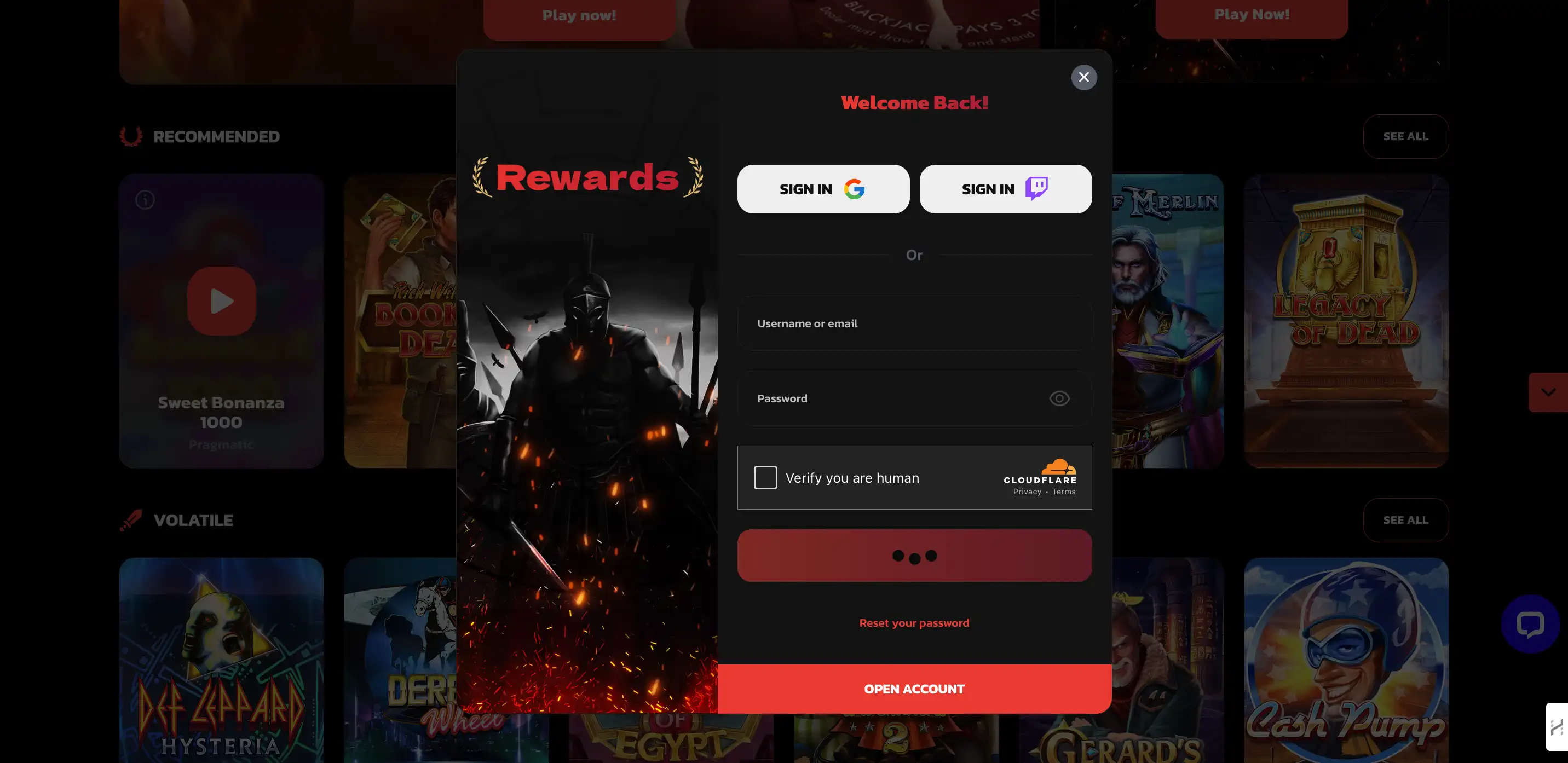 BetMaximus Casino registration and first deposit screen