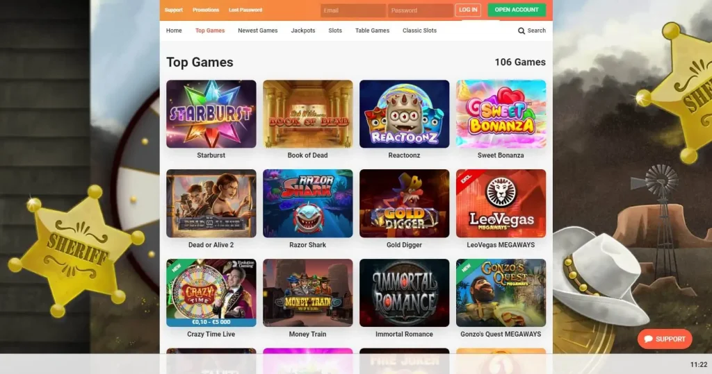 Games at Leo Vegas Casino