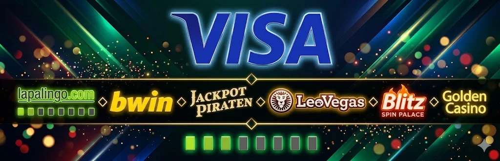Visa Casino Einzahlung und Auszahlung Deutschland — alle Kartentypen