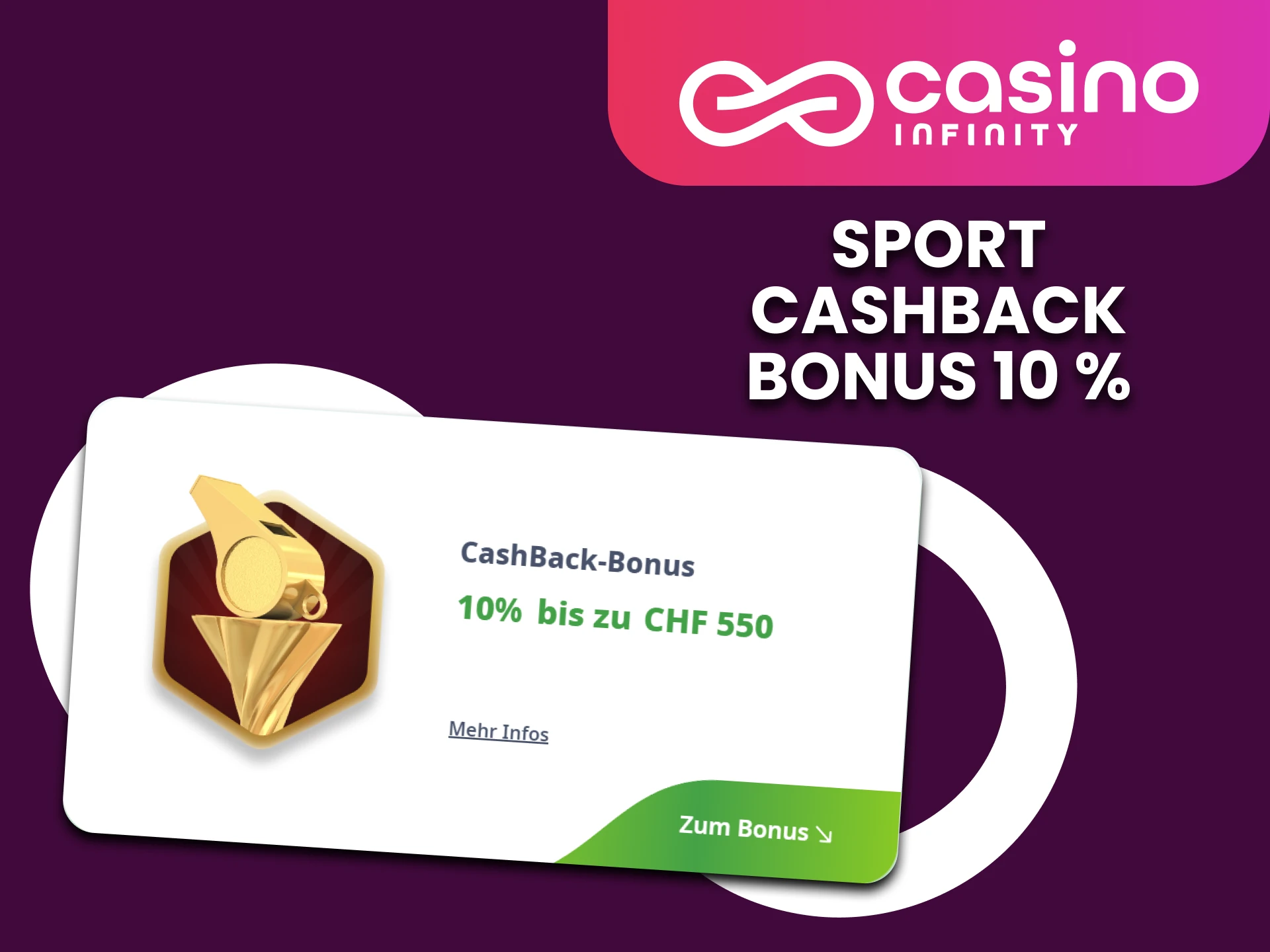 Casino Infinity bonuses sports and cashback promotions overview