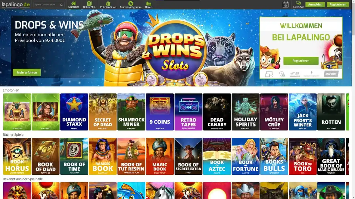 Lapalingo Casino Website — beste visa casino Auswahlkriterien