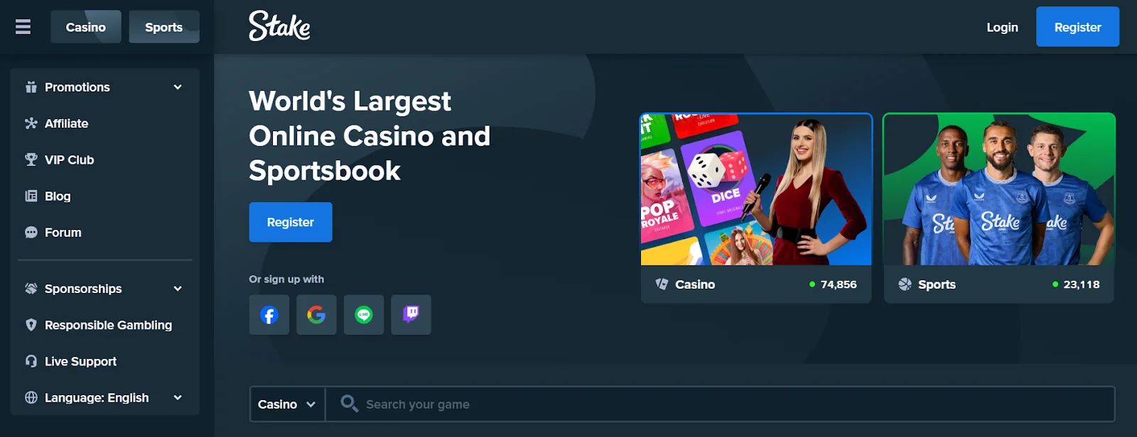 Stake Casino cover – crypto casino overview for German players