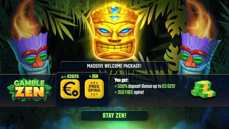 Gamblezen Willkommenspaket 500 Prozent Bonus und Freispiele