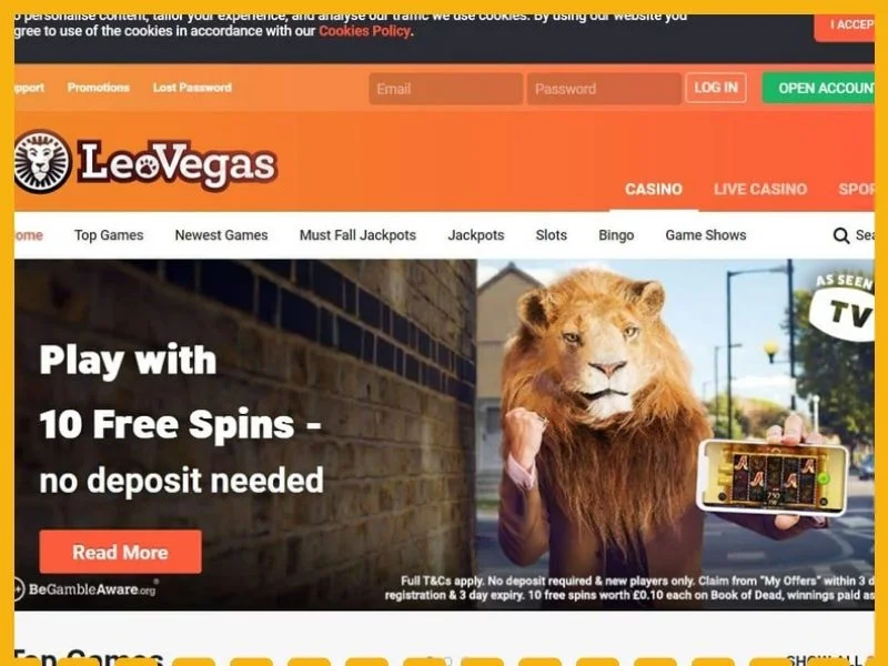 LeoVegas Casino Bonus 100 % bis 100 € plus 100 Freispiele ohne Umsatz